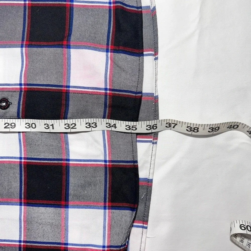 Dixxon/JLHD HD Colab Boat Tail Flannel Men's‎ 5XL Red White Blue Black Plaid - Picture 7 of 7